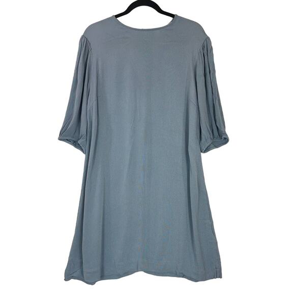 Samsoe Samsoe dress blue Aram short sleeve L - Picture 1 of 6